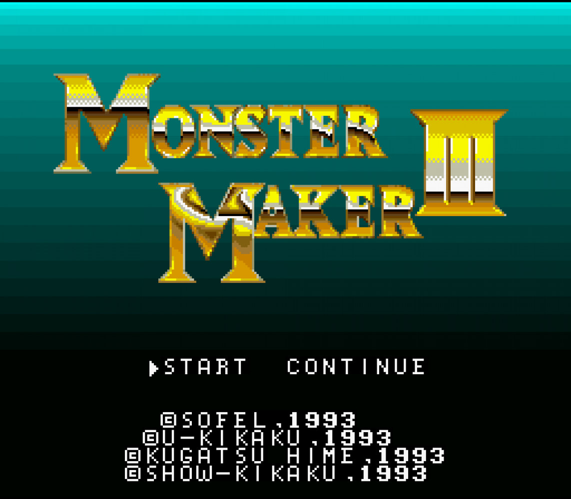 Monster Maker III - Hikari no Majutsushi